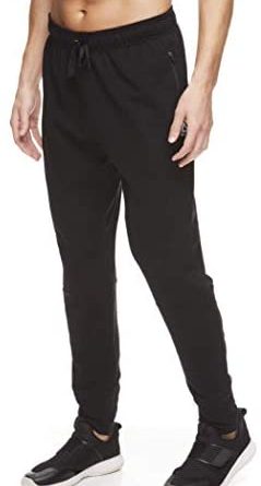 reebok joggers with zipper pockets